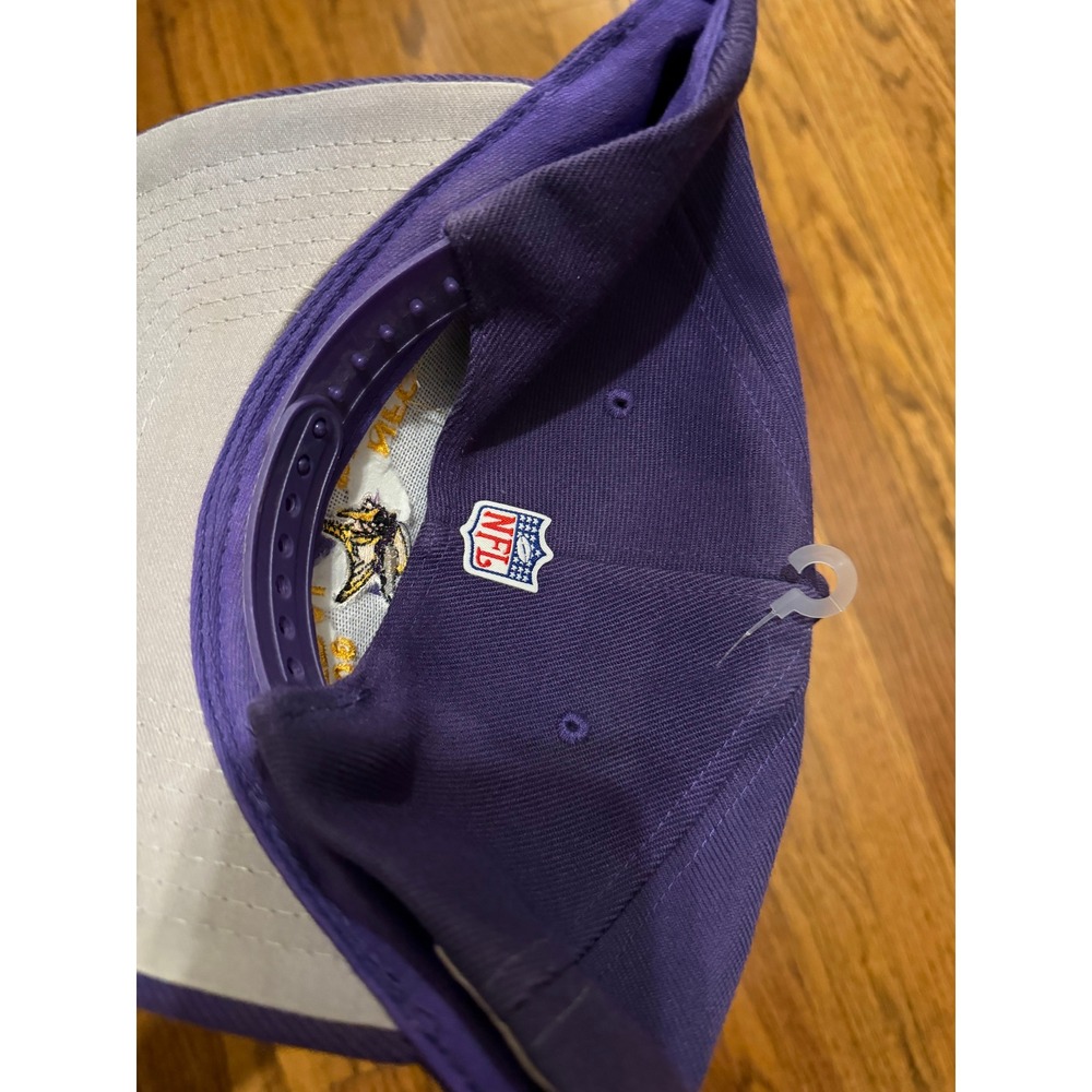 Vintage Minnesota Vikings 2000 NFC Central Champions Snapback Hat Purple NFL Cap - Picture 3 of 4